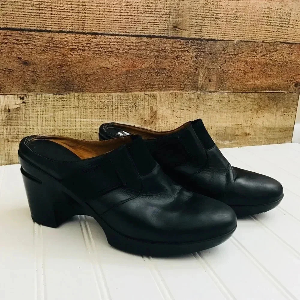 Cole Haan Nike Air Leather Mule/Clog Shoe